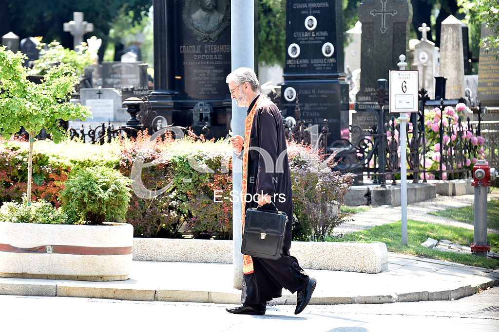 The funeral of a twenty-two year old Ognjen Ikac.