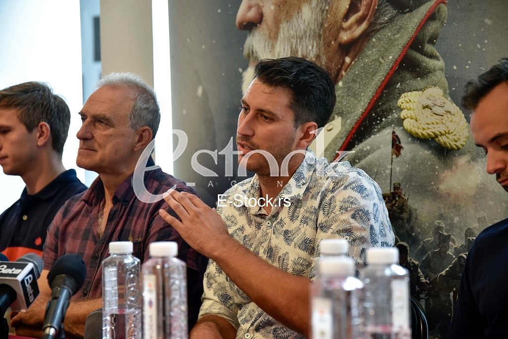 Movie King Peter the First, press conference