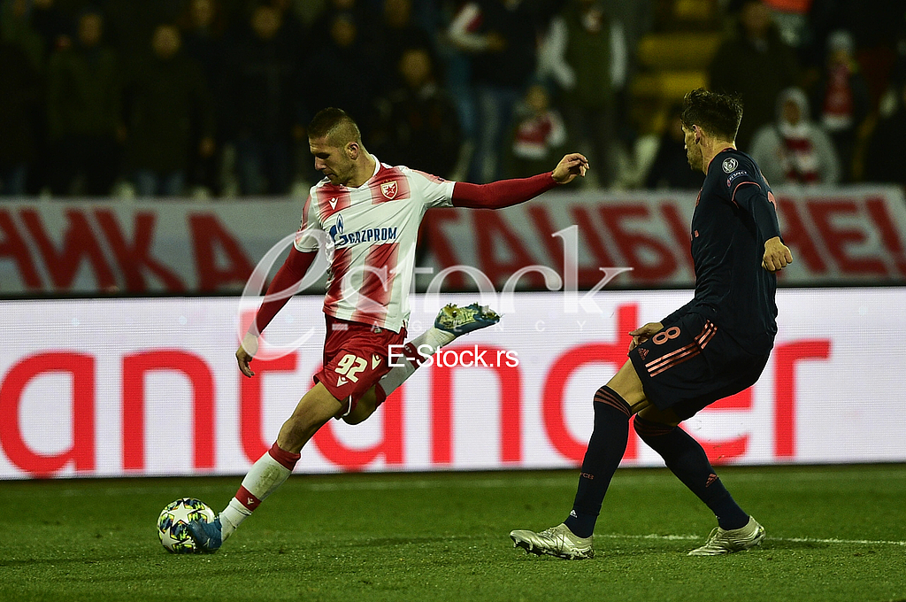 Aleksa Vukanovic Crvena zvezda vs FC Bayern Munich