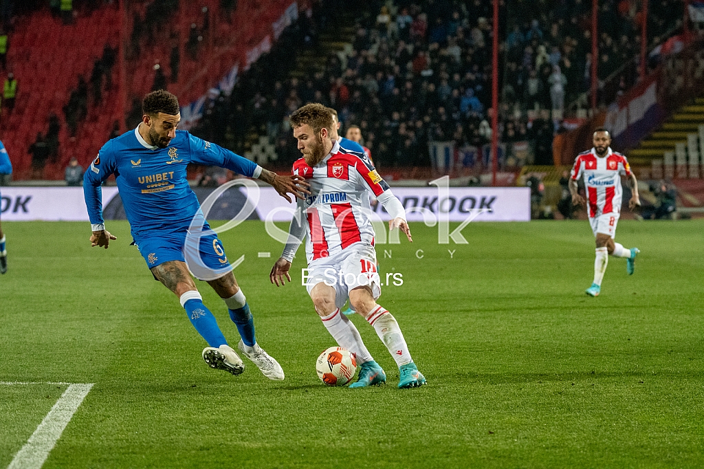 Fudbal: 1/8 finala Lige Evrope, Crvena zvezda - Glazgov Rendžers