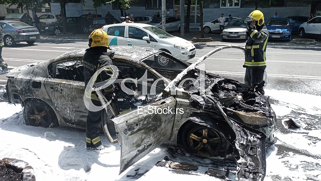 Pozar automobil Kneza Milosa