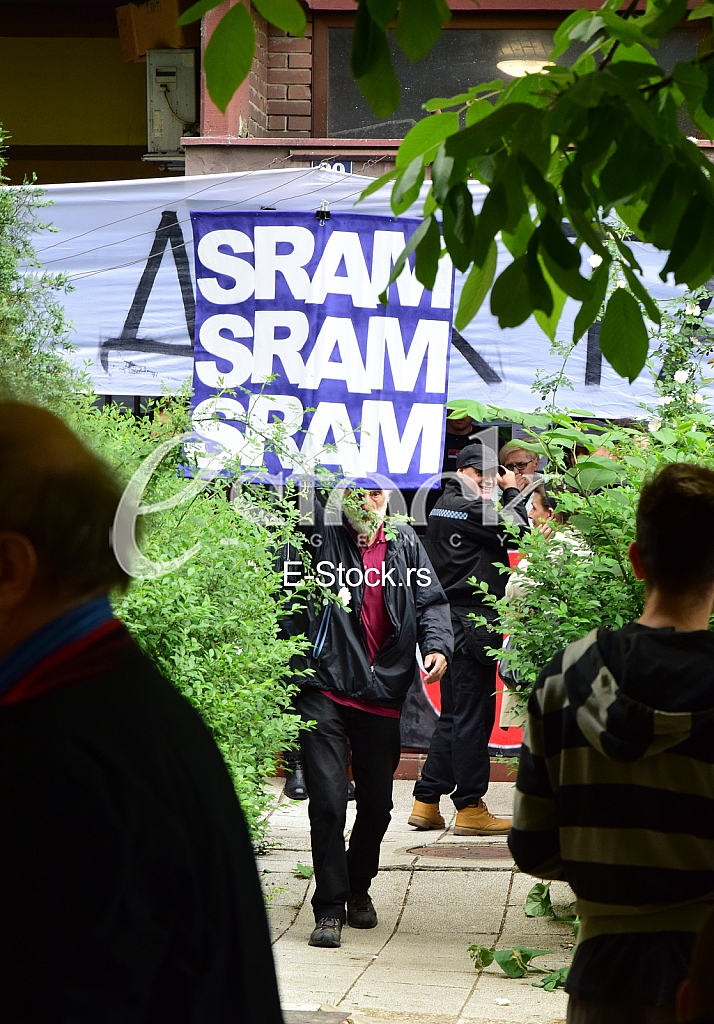 Announcement for eviction, judicial execution, Dunavska street Belgrade