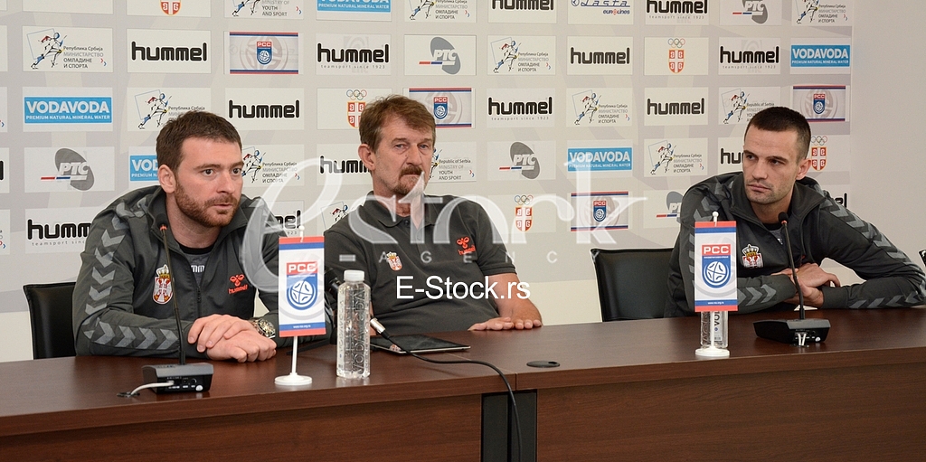 press conference of Serbian Handball Federation