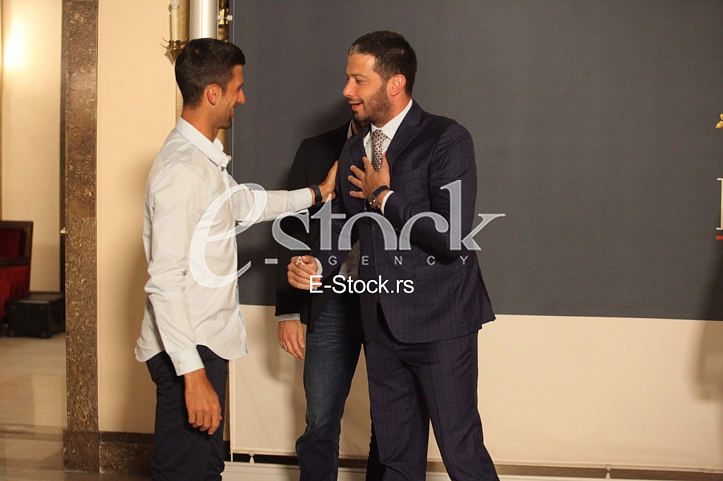 Novak Djokovic i Vanja Udovicic Novak Djokovic i Vanja Udovicic
