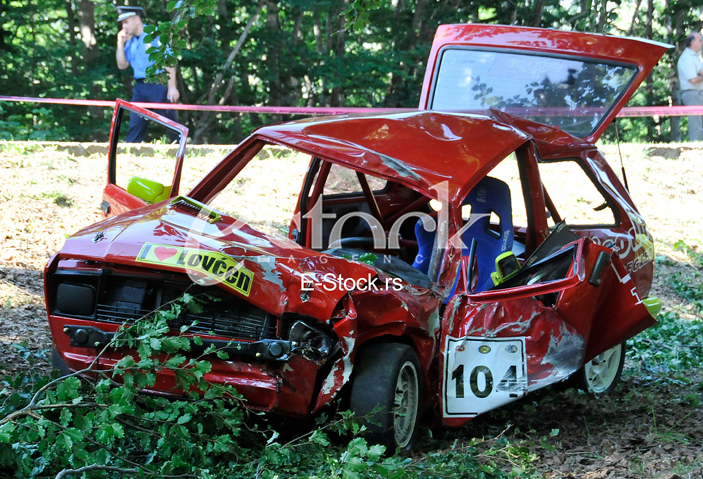 accident in the race 