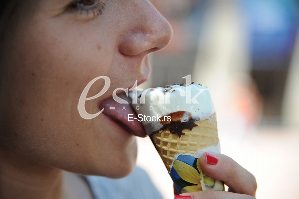 Ice cream on Belgrade streets