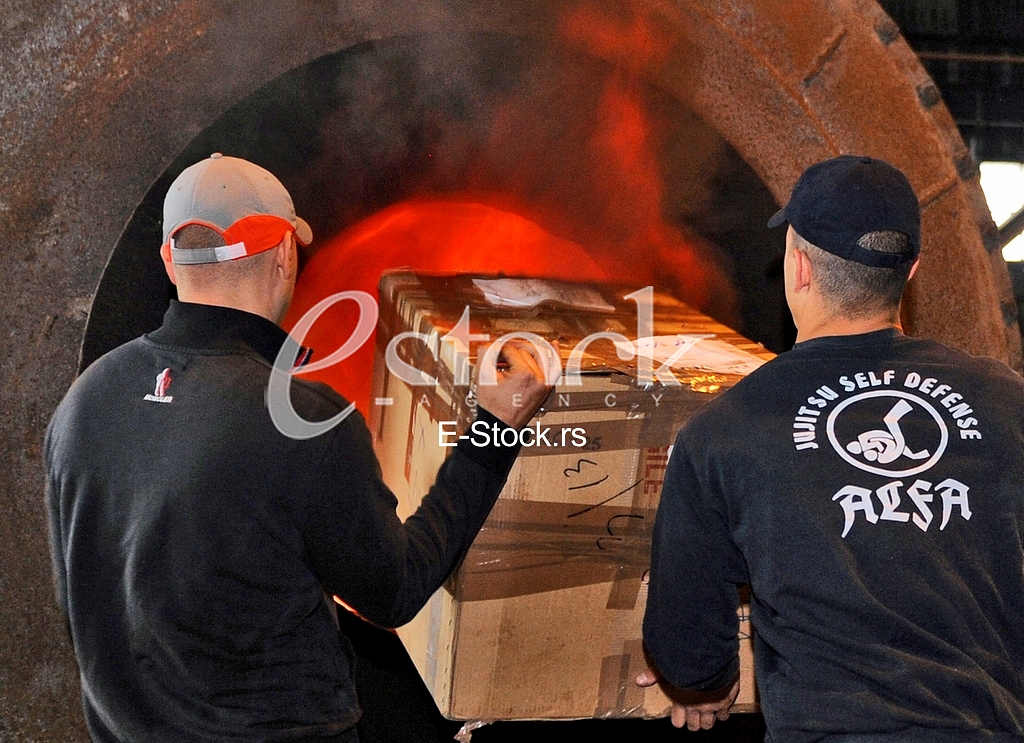 burnt about three thousand kilos of drugs seized