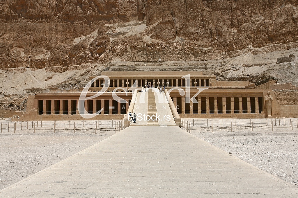 Mortuary Temple of Hatshepsut, near the Valley of the Kings, in Luxor, Egypt.