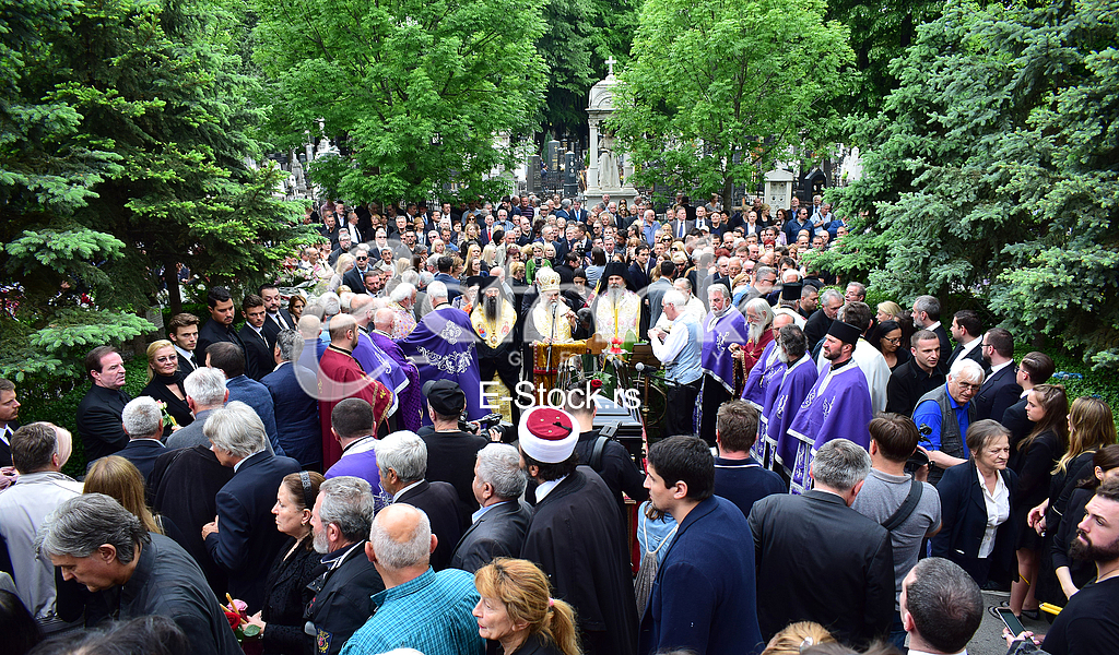 Sreten Karic funeral at New cemetery in Belgrade