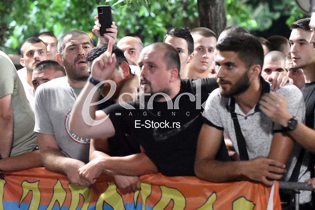 Protest podrske Risto Jovanovic