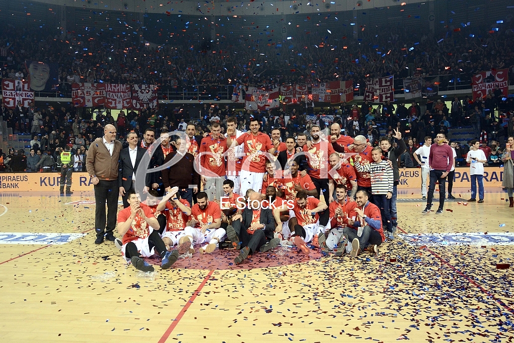 The final basketball game Korac Cup in Nis.