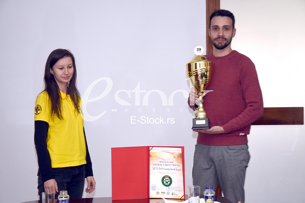 Animal's best friend award was given to Milos Djuricic
