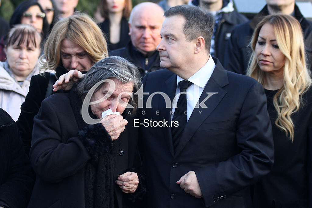 The burial of Desimir Dacic