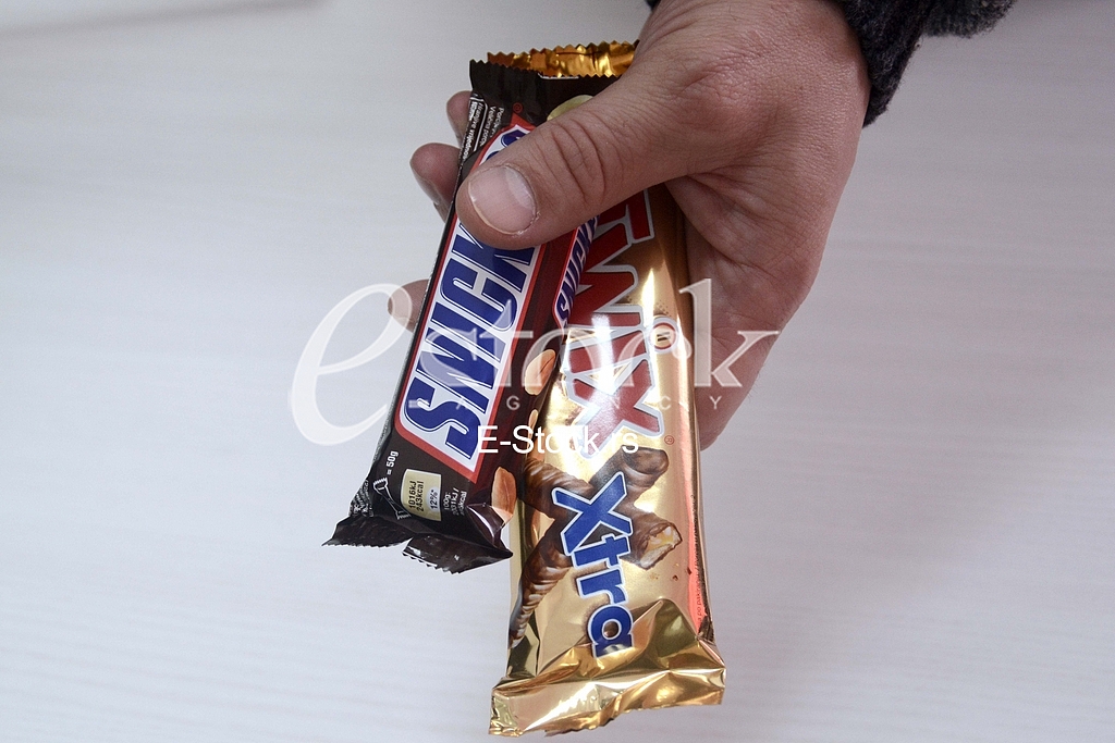 Twix and snickers chocolate candy.