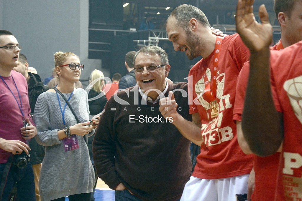 The final basketball game Korac Cup in Nis.