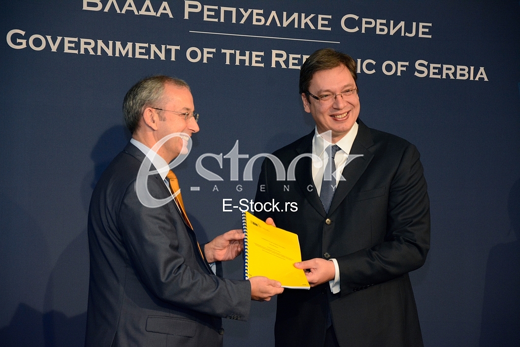 Serbian government, press conference
