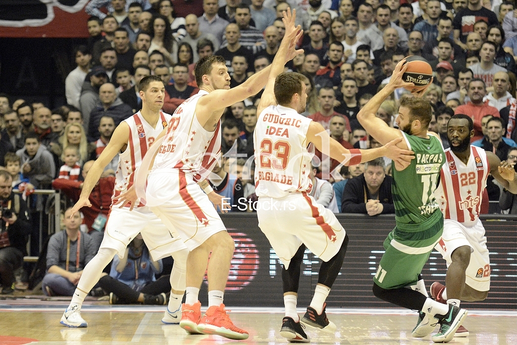Red Star- Panathinaikos basketball game