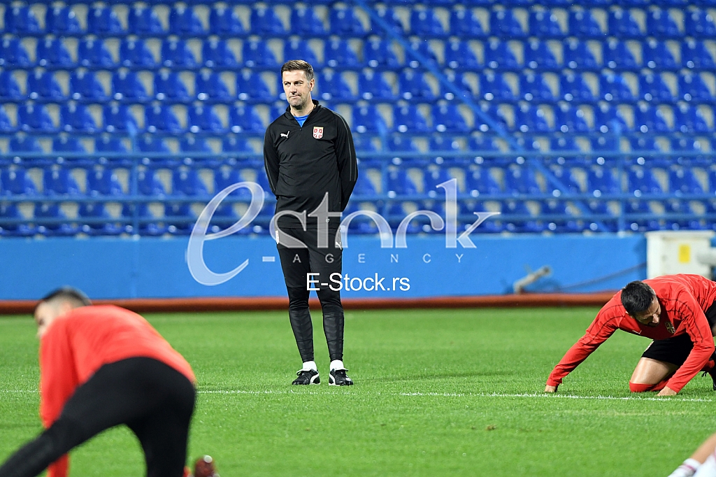 Training of the Serbian national team