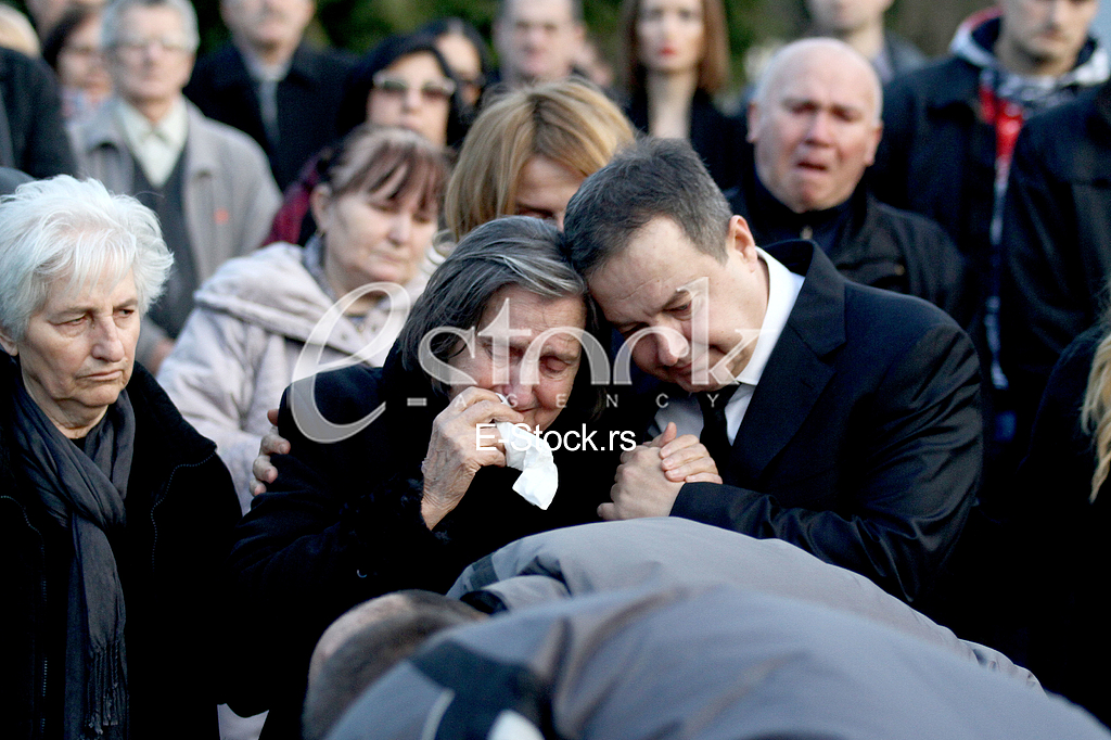 The burial of Desimir Dacic