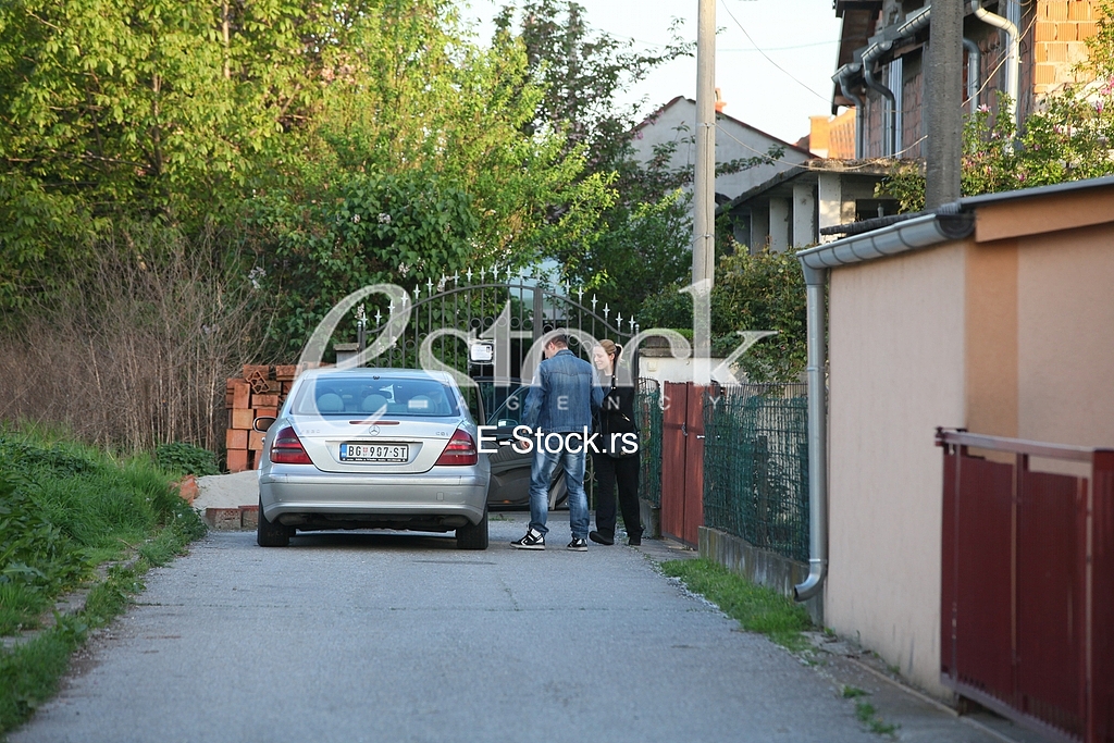SEARCH FOR EVIDENCE The forensic search of the family house Marjanovic, the police took more black bags






