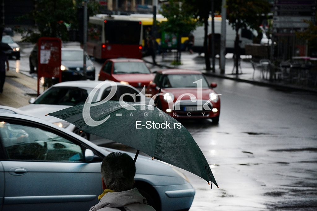 Rain in Belgrade, bad weather