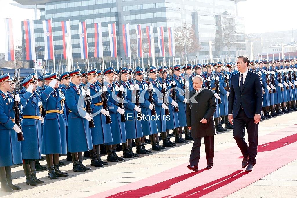Vladimir Putin in Belgrade