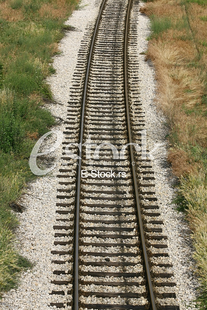 Cargo train platform railway tracks in a rural scene