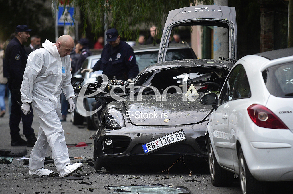 Eksplozija bombe na Vracaru