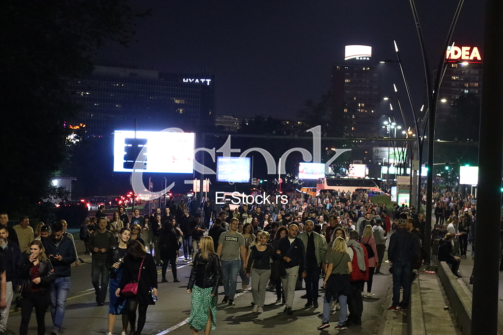 Protest Srbija protiv nasilja