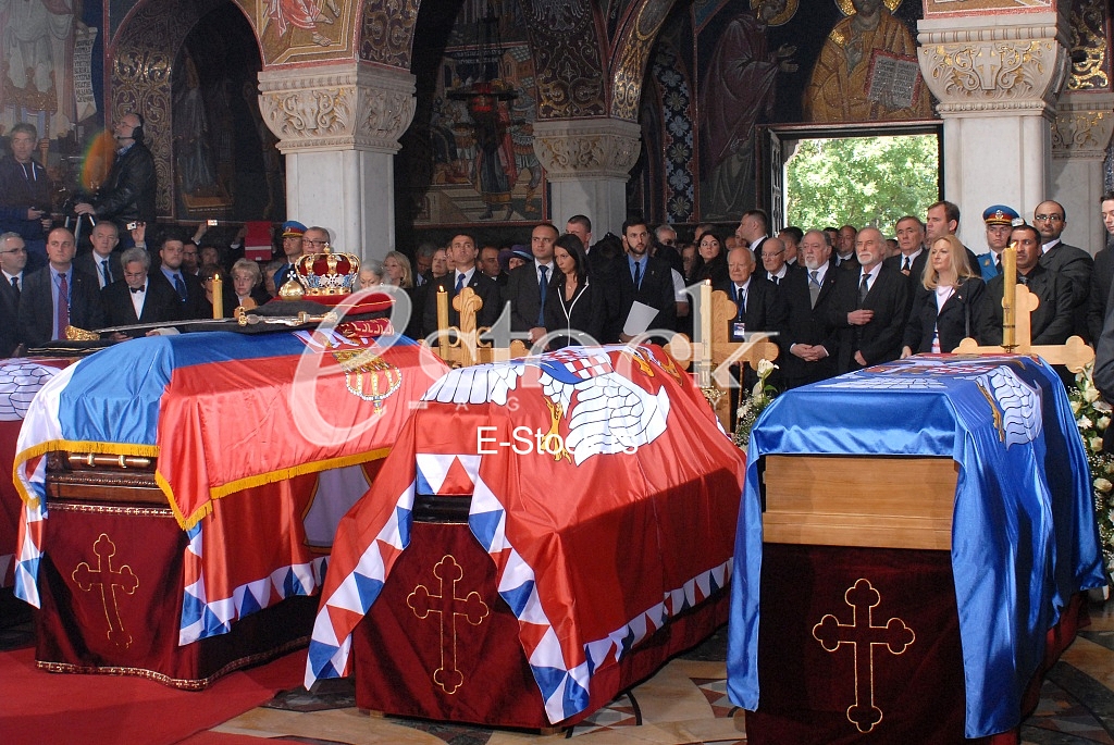 Burial of the remains