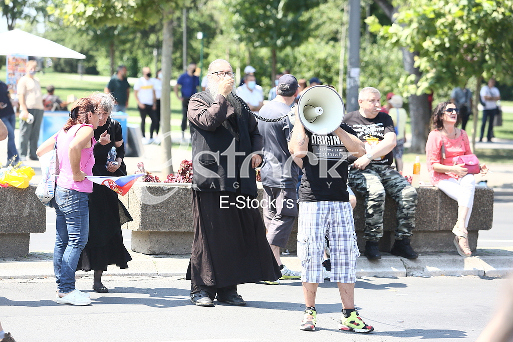 Antonije Davidovic Skupstina Srbije protest
