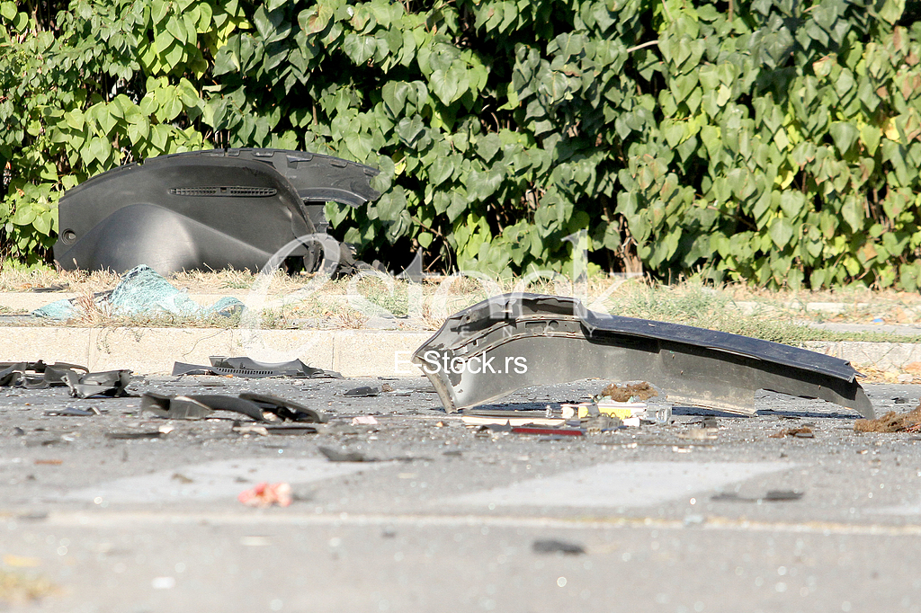 An explosion of a car in Vozdovac