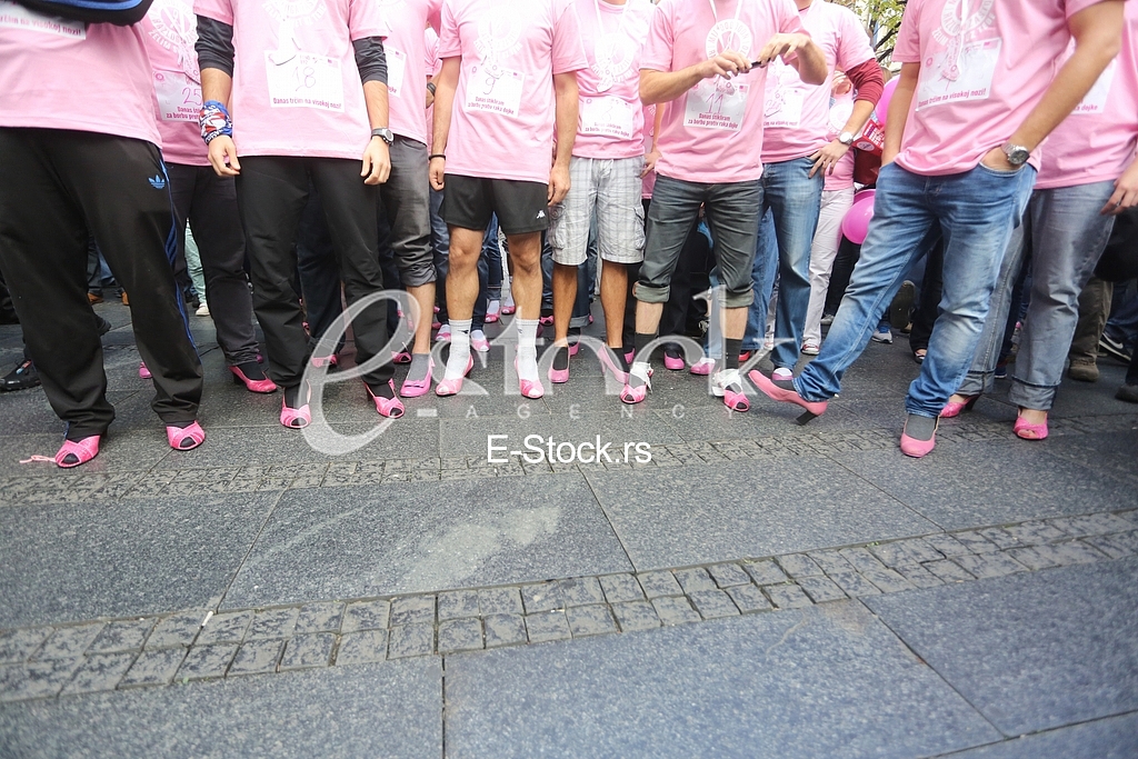 Race in the heels against Breast Cancer