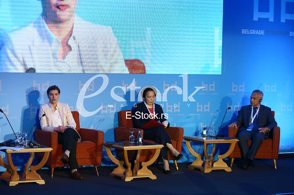 Ana Brnabic, Cen Bo i Aleksandar Bocan Harcenko