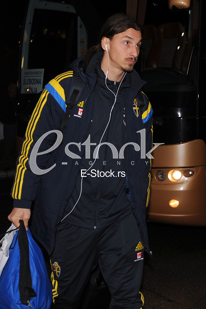 Sweden football team in Podgorica