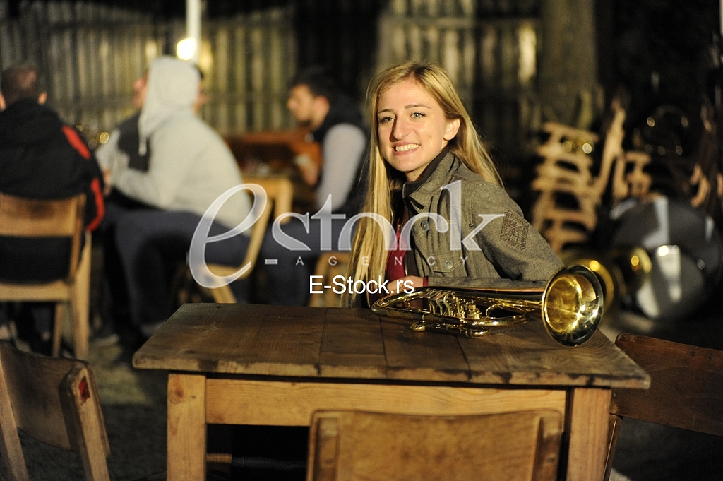 Trumpet festival in Guca, Danijela Veselinovic