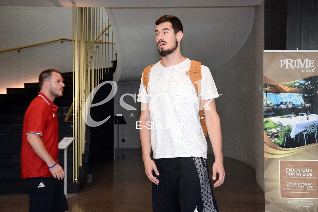 Basketball team of Serbia at the press conference