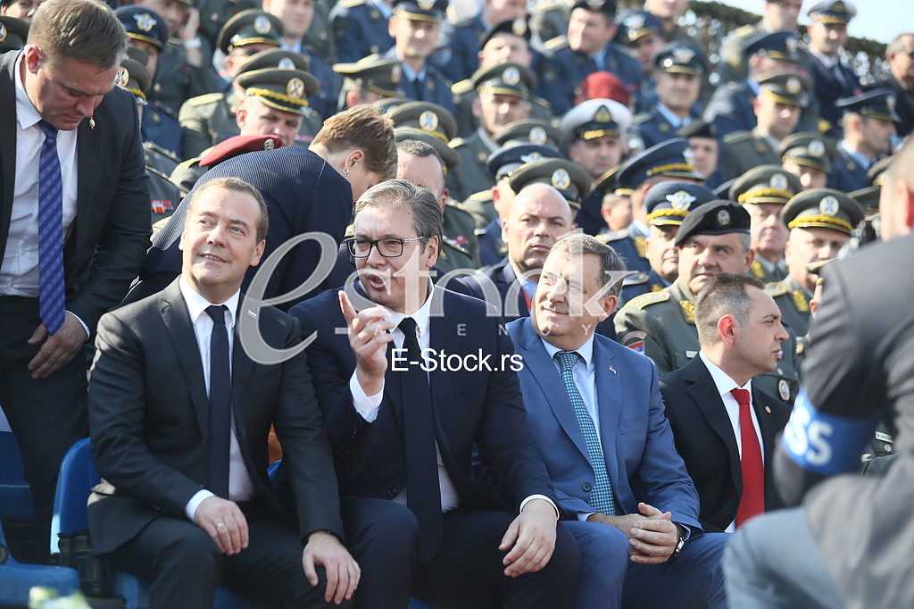 Dmitrij Medvedev Aleksandar Vucic Milorad Dodik