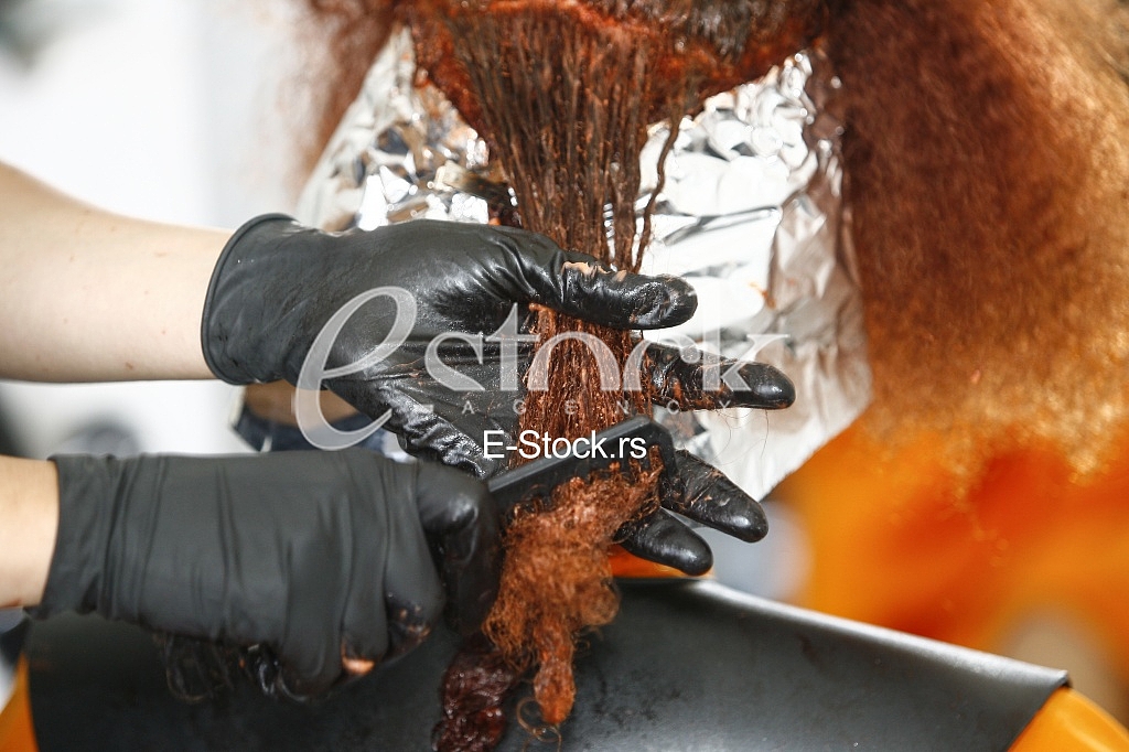 Hair coloring women