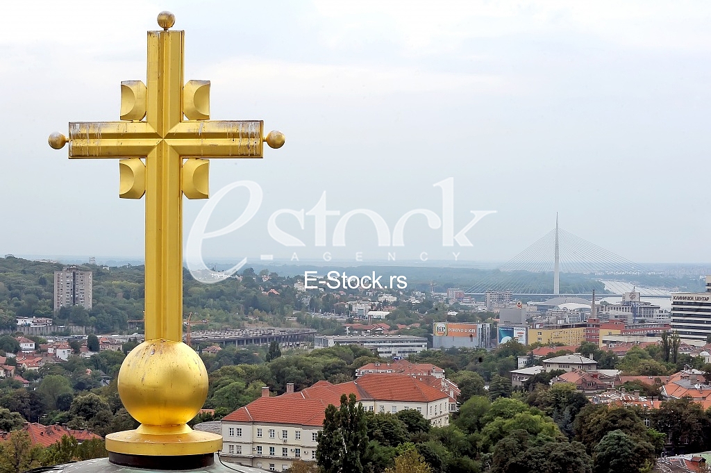 Cathedral of Saint Sava,  Orthodox cross