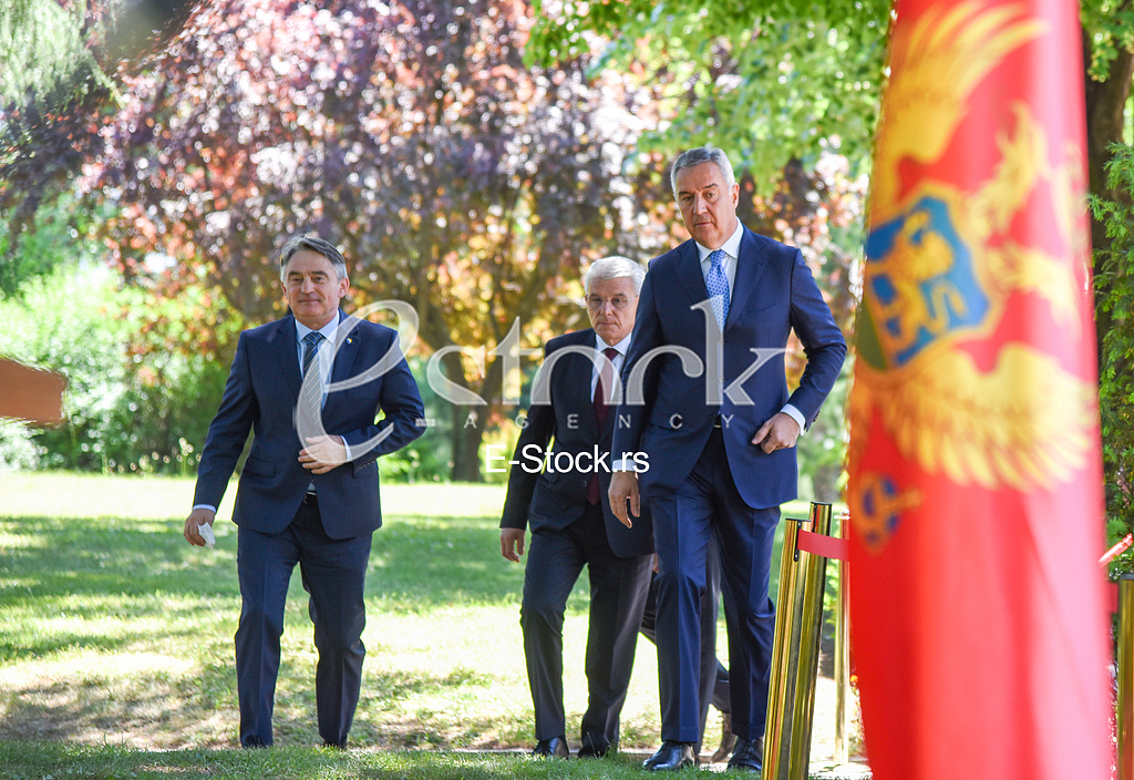 Milo Djukanovic Komsic Zeljko  Dzaferovic Sefik