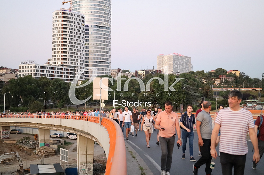 Protest Srbija protiv nasilja