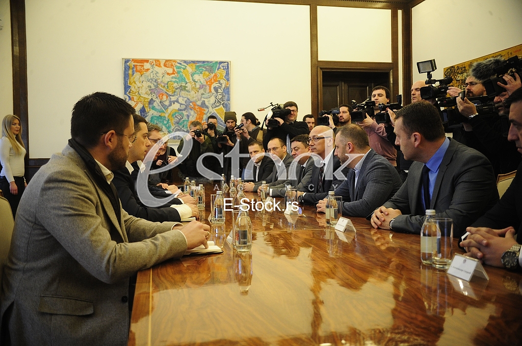 Aleksandar Vucic i Goran Rakic
