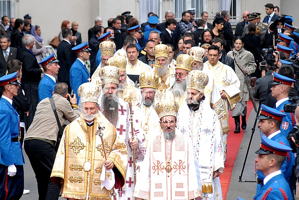 Burial of the remains of King Peter II Karadjordjevic 