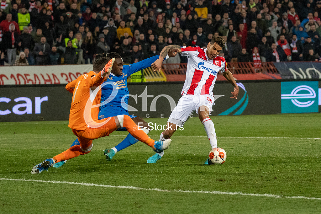 Fudbal: 1/8 finala Lige Evrope, Crvena zvezda - Glazgov Rendžers
