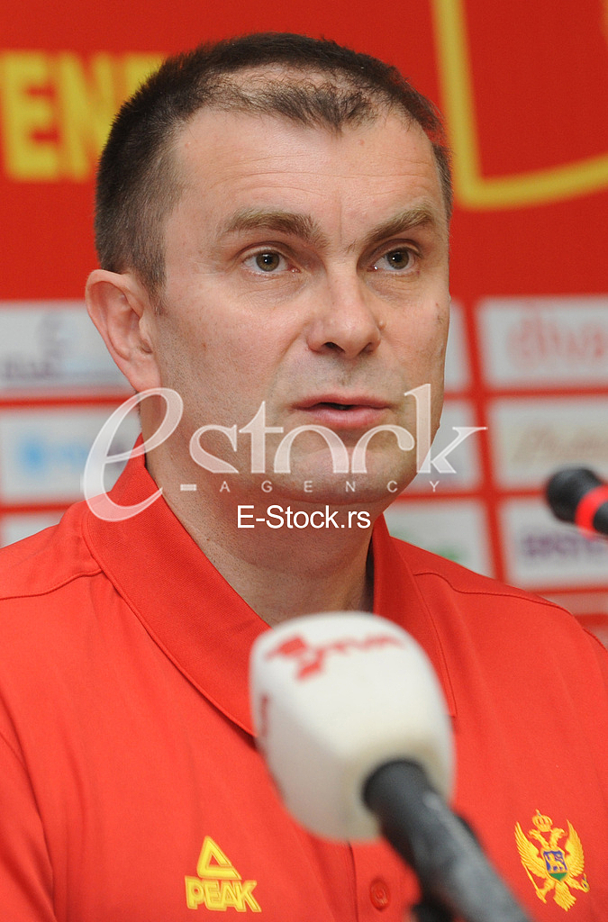 Press conference basketball team of Montenegro