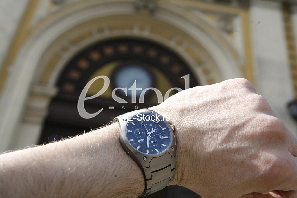 Belgrade public clocks