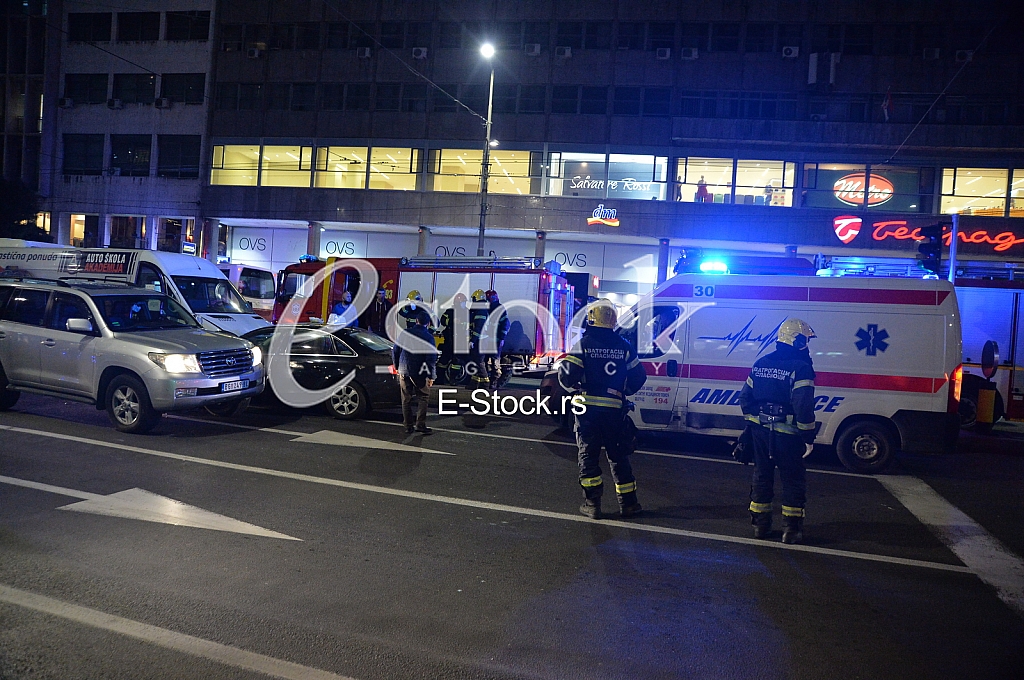 Saobracajna nesreca na Terazijama