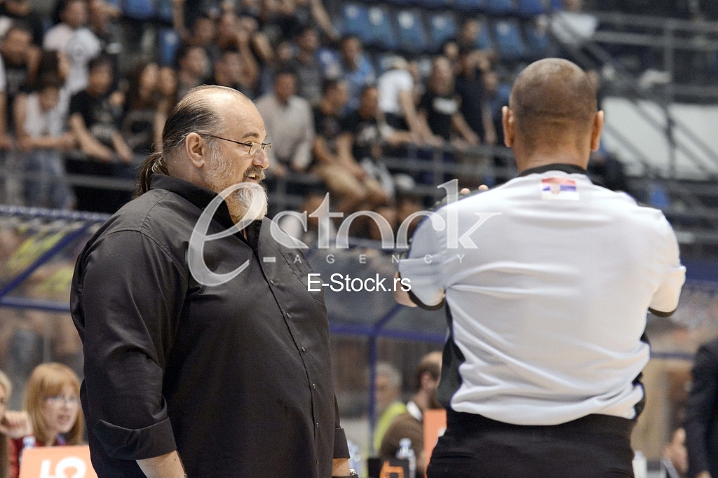  Partizan-Red Star, basketball derby game.