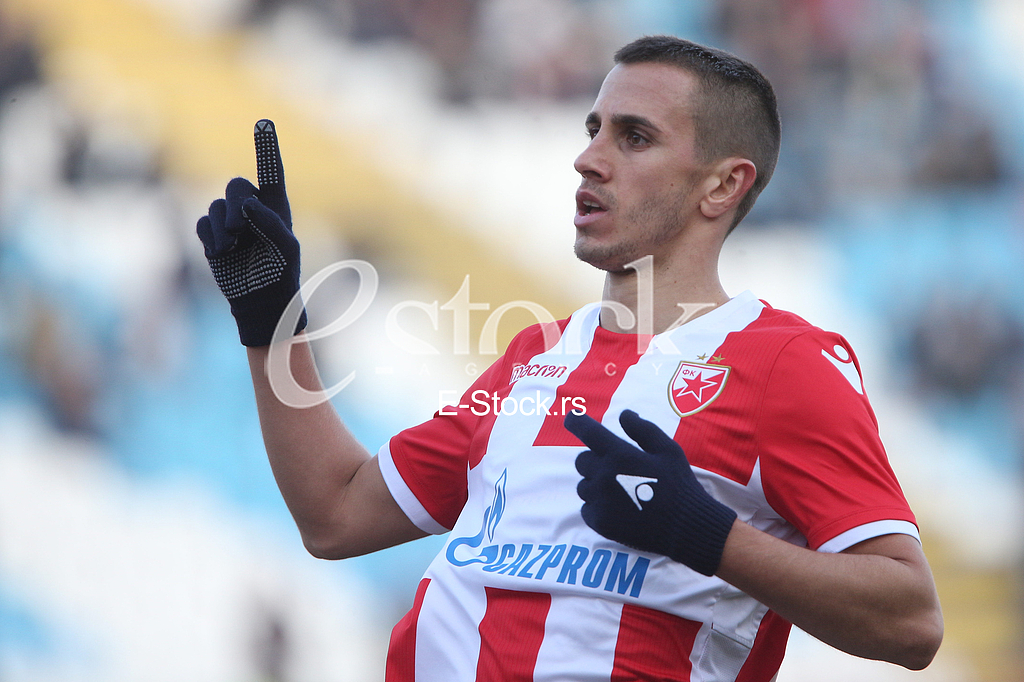 fk crvena zvezda vs fk javor ivanjica. na stadionu Rajka Mitica